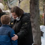 Emily Moss Wilson Rescuing Christmas 2023 Puffer Jacket