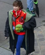 Emily in Paris Emily Cooper Black Trench Coat