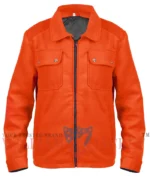 Emily in Paris Julien Orange Wool Jacket