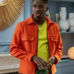 Emily in Paris Julien Orange Wool Jacket