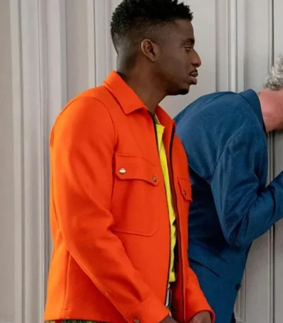 Emily in Paris Julien Orange Wool Jacket
