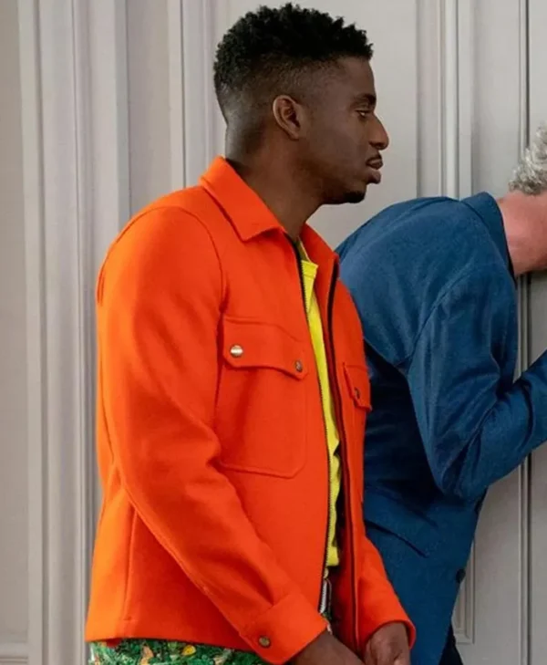 Emily in Paris Julien Orange Wool Jacket