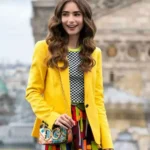 Emily in Paris S02 Emily Cooper Yellow Blazer Jacket