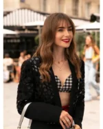 Emily in Paris S03 Emily Cooper Black Blazer Jacket