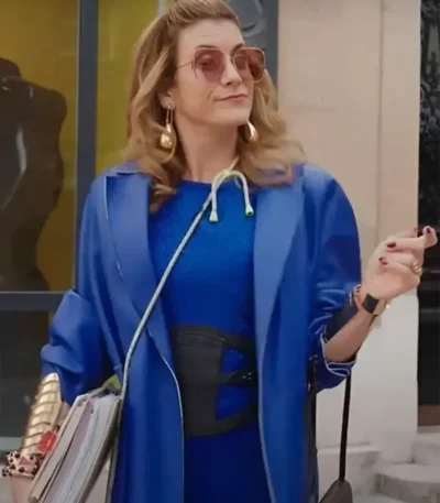 Emily in Paris S03 Madeline Blue Coat