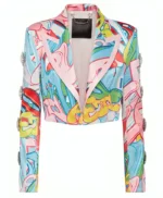 Emily in Paris S04 Ashley Park Graffiti Spencer Jacket