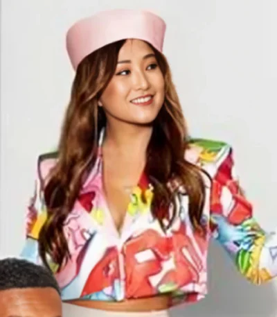 Emily in Paris S04 Ashley Park Graffiti Spencer Jacket