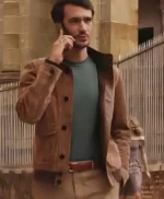 Emily in Paris S04 Eugenio Franceschini Brown Jacket