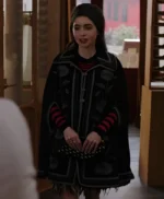 Emily in Paris S04 Floral Cape Coat