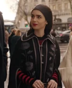 Emily in Paris S04 Floral Cape Coat