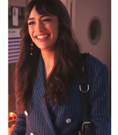 Emily in Paris S04 Genevieve Pinstriped Blazer