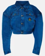 Emily in Paris S04 Lily Collins Denim Cropped Jacket