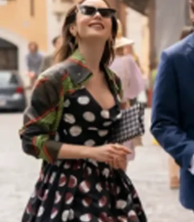Emily in Paris S04 Lily Collins Green Blazer