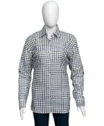 Emily in Paris S04 Lily Collins White Checked Shirt