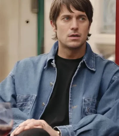 Emily in Paris S04 Lucas Bravo Blue Denim Jacket