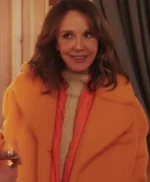 Emily in Paris S04 Sylvie Grateau Orange Fur Coat