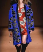Emily in Paris S05 Emily Cooper Floral Embroidered Coat