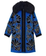 Emily in Paris S05 Emily Cooper Floral Embroidered Coat
