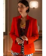 Emily in Paris S05 Lily Collins Red Blazer