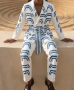 Emily in Paris S06 Samuel Arnold Printed Suit