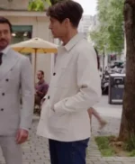 Emily in Paris S3 Gabriel All White Jacket