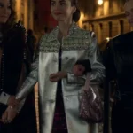 Emily in Paris Silver Coat