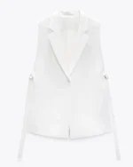 Emily in Paris White Vest