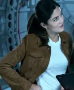 Emma Brunner FUBAR S01 Brown Suede Jacket