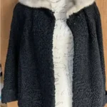 Emma Persian Lamb Fur Black Coat