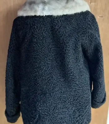 Emma Persian Lamb Fur Black Coat