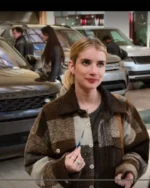 Emma Roberts Holidate Sloane Brown Jacket
