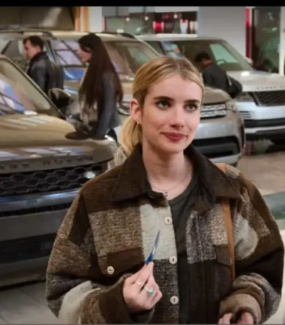 Emma Roberts Holidate Sloane Brown Jacket