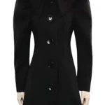Emma Stone Poor Things Black Coat