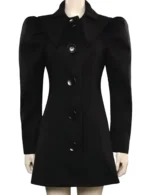 Emma Stone Poor Things Black Coat
