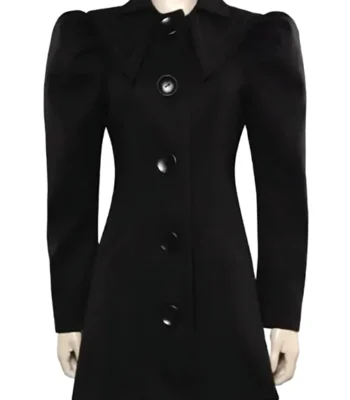 Emma Stone Poor Things Black Coat