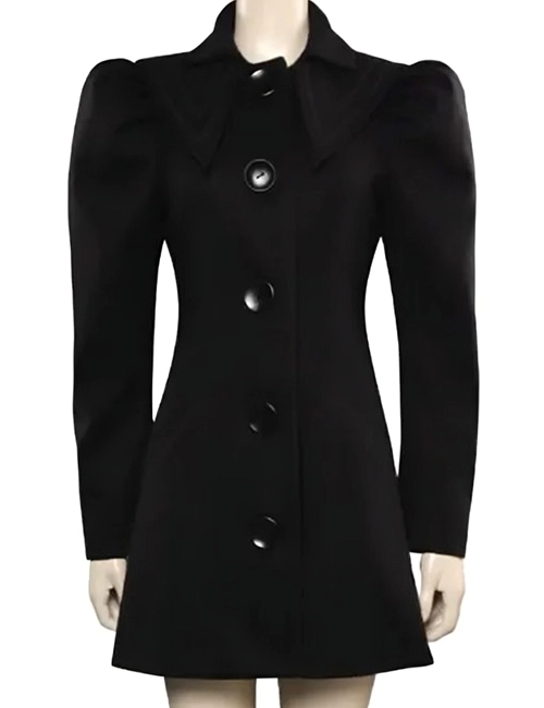 Emma Stone Poor Things Black Coat Emma Stone Poor Things Black Coat