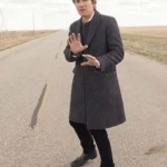 Emmit Stussy Fargo Wool Long Trench Coat