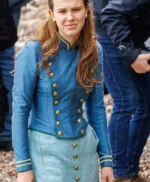 Enola Holmes 2 Millie Bobby Brown Blue Jacket