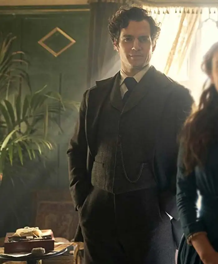 Enola Holmes Sherlock Holmes Russett Color Blazer Enola Holmes Sherlock Holmes Russett Color Blazer