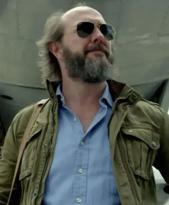 Eric Lange Narcos Green Field Utility Jacket Eric Lange Narcos Green Field Utility Jacket