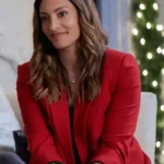 Erica Cerra Mystery on Mistletoe Lane 2023 Red Blazer