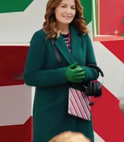 Erica Durance Ms Christmas Comes To Town 2023 Green Coat