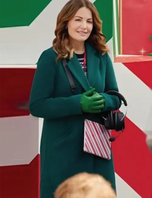 Erica Durance Ms Christmas Comes To Town 2023 Green Coat Erica Durance Ms Christmas Comes To Town 2023 Green Coat
