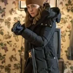Erin Lindsay Chicago P.D. Black Long Hooded Coat