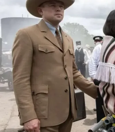 Ernest Burkhart Killers of the Flower Moon 2023 Brown Suit