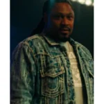 Euphoria Marshawn Lynch Distressed Denim Jacket