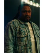 Euphoria Marshawn Lynch Distressed Denim Jacket