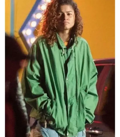 Euphoria Rue Bennett Green Jacket