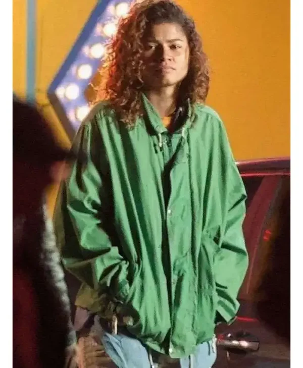 Euphoria Rue Bennett Green Jacket