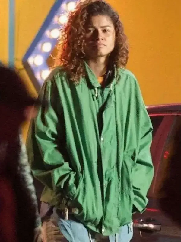 Euphoria Rue Bennett Green Jacket
